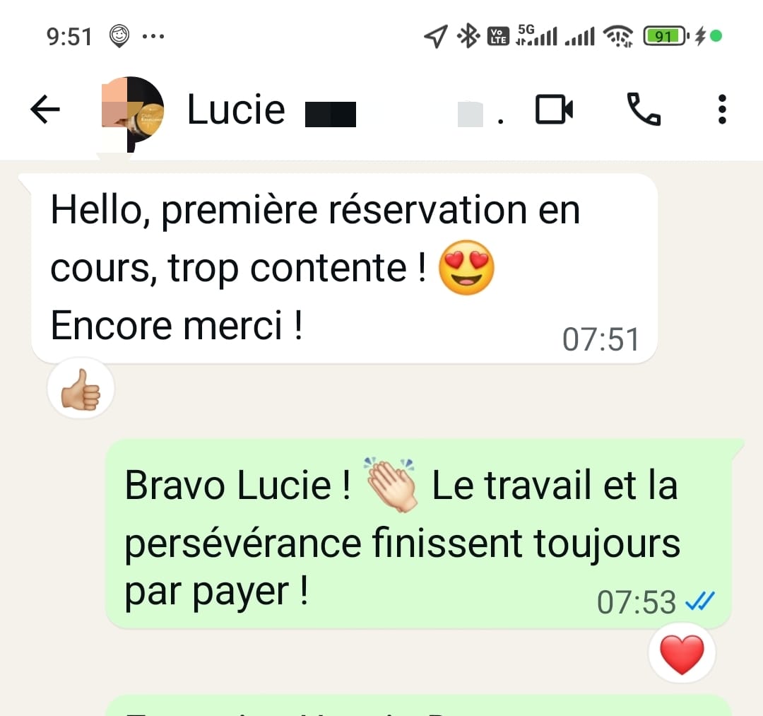 Témoignage adhérent 1